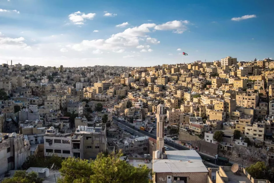 The capital city of Amman