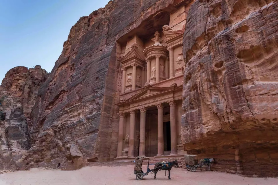 A photograph of Petra by day