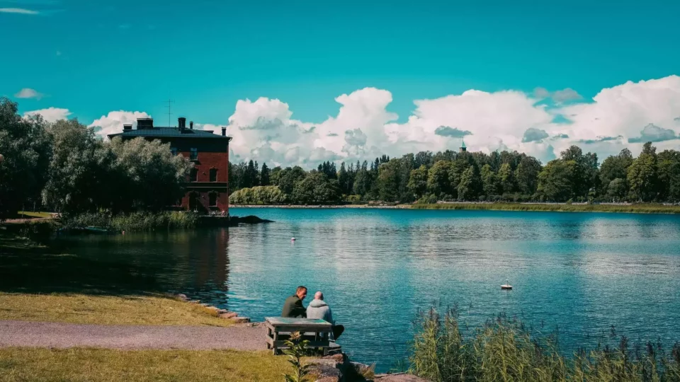 a landscape near Helsinki, Finland