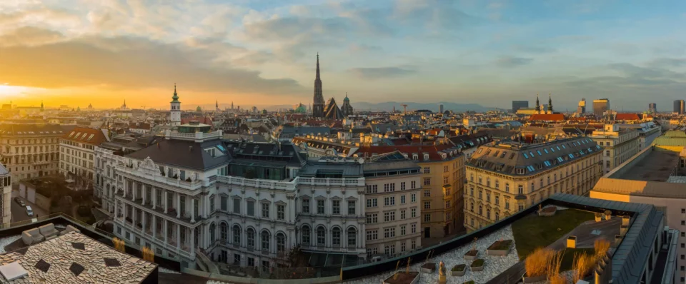 Panoramic view of Vienna