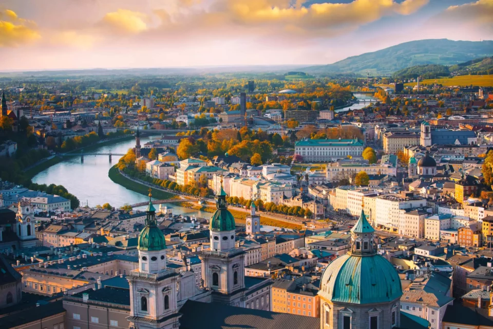 A view on Salzburg, Austria