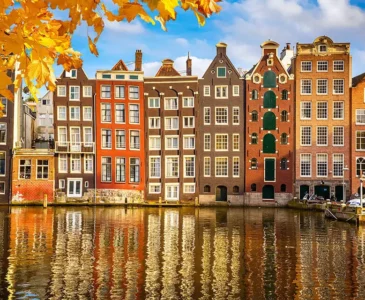small Amsterdam buildings