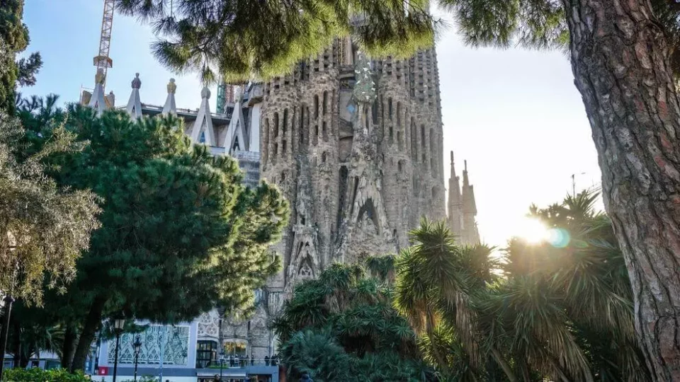 A view of Sagrada Familia