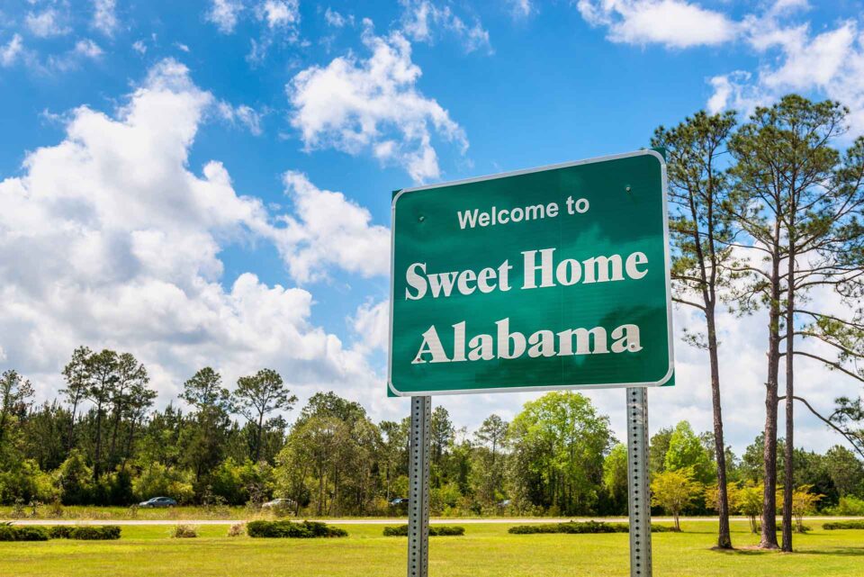 Welcome to Sweet Home Alabama Road Sign