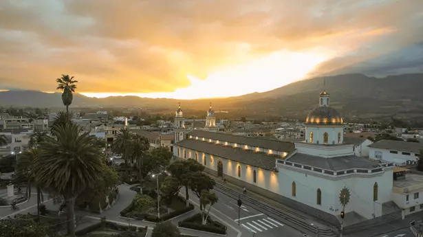 Sunrise in Ecuador