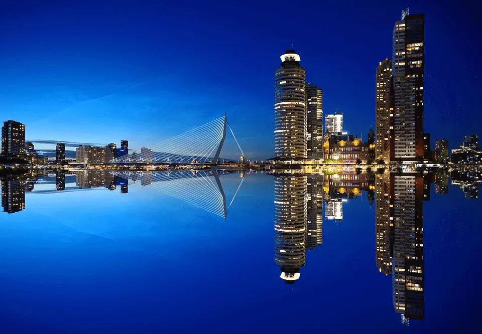 Outstanding views in Rotterdam.