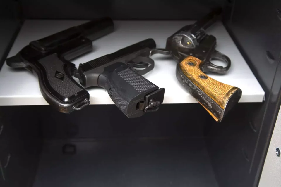 Guns in a safe