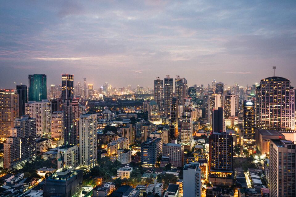 Cityscape of Bangkok Downtown, Thailand